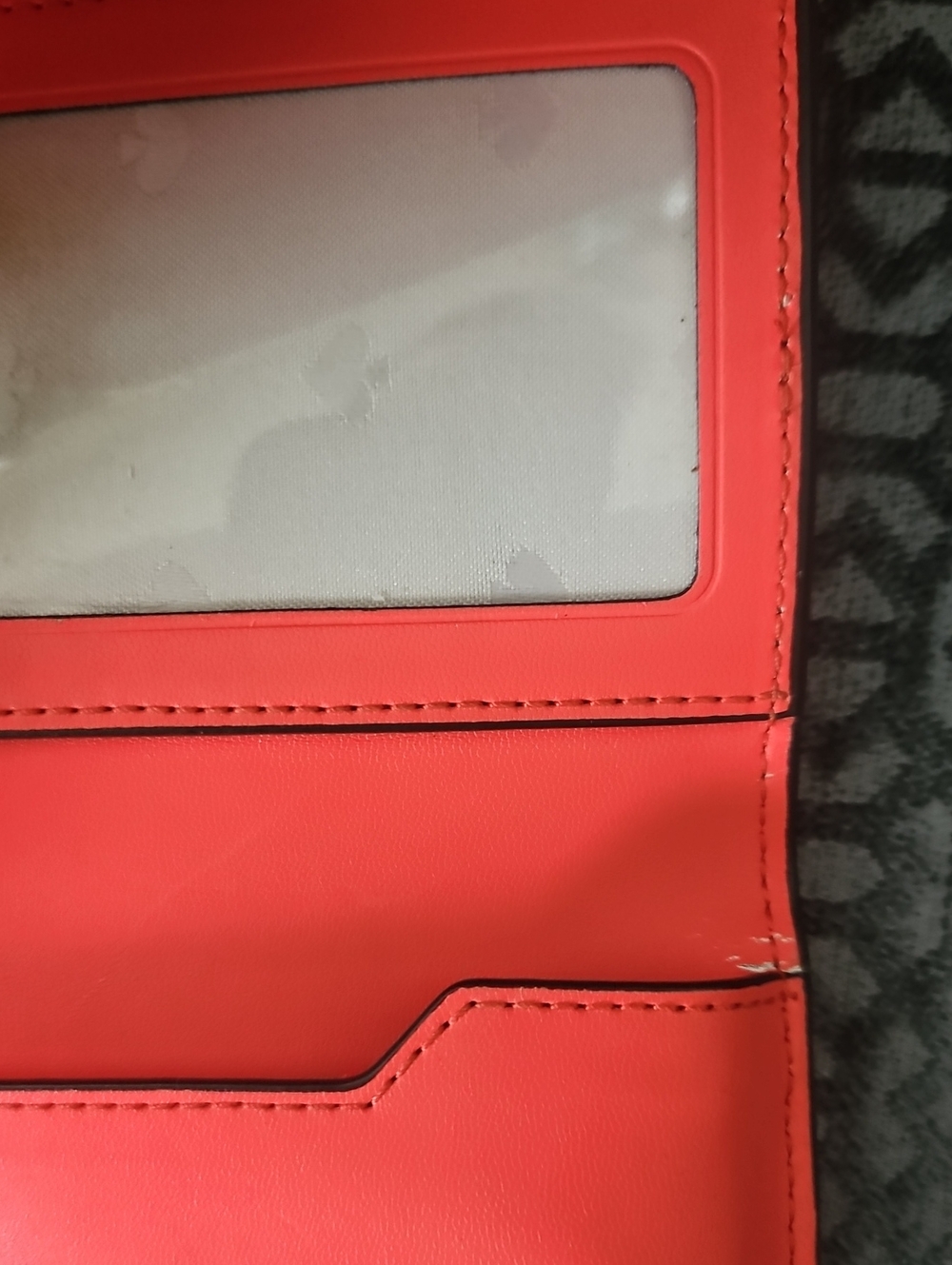 kate spade Coral-Red Envelope Wristlet with Strap, GC - Picture 10 of 14